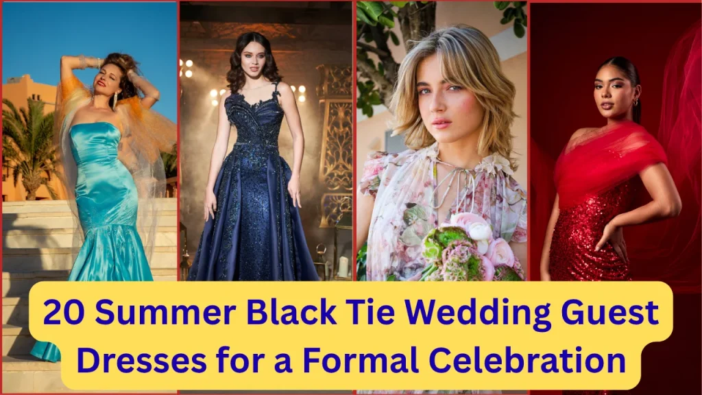 summer black tie wedding guest dress