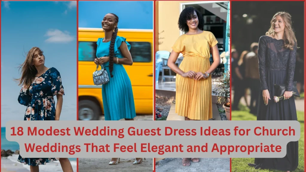 Modest Wedding Guest Dress