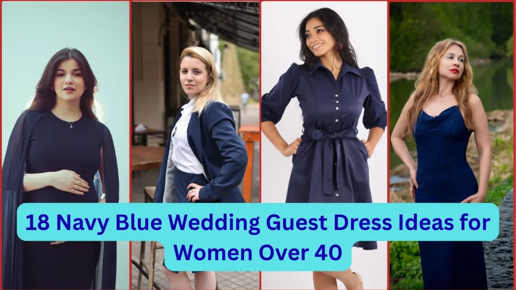 Navy Blue Wedding Guest Dress