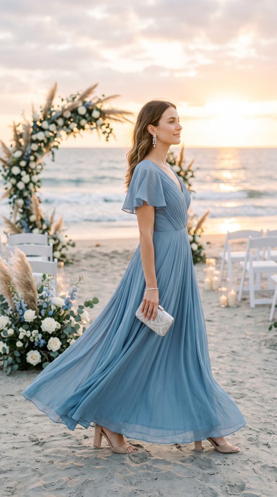 Beach Black Tie Wedding Attire