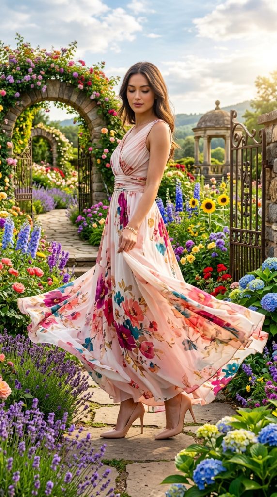 Floral Wedding Guest Dress