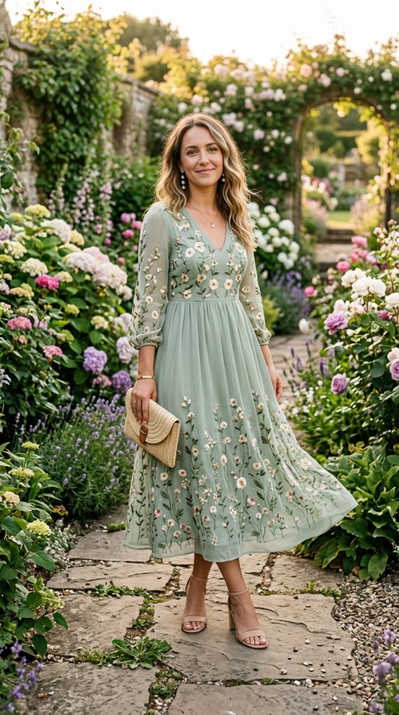 garden wedding guest dress