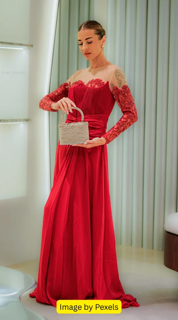 Off-Shoulder Wedding Guest Dress