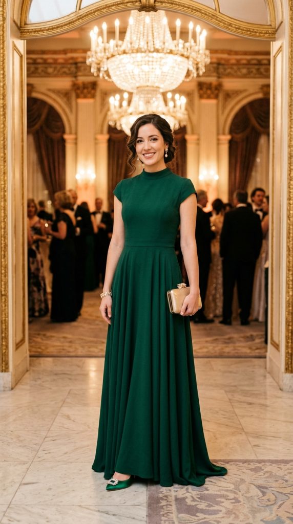 Black tie wedding guest attire