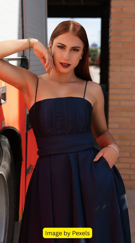 Navy Blue Wedding Guest Dress
