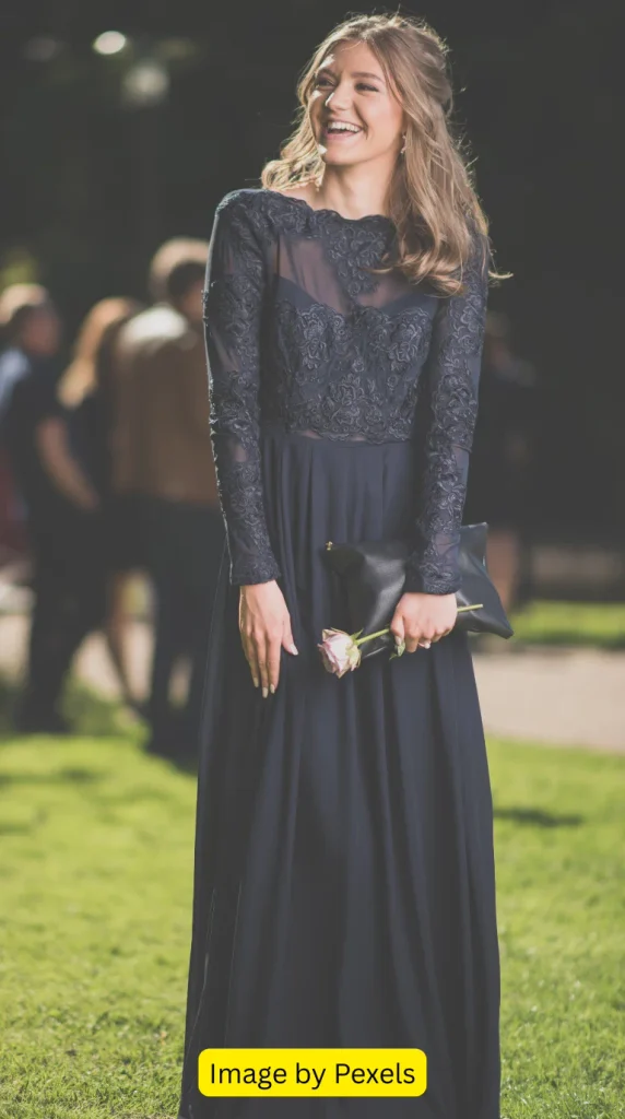 Navy Blue Wedding Guest Dress
