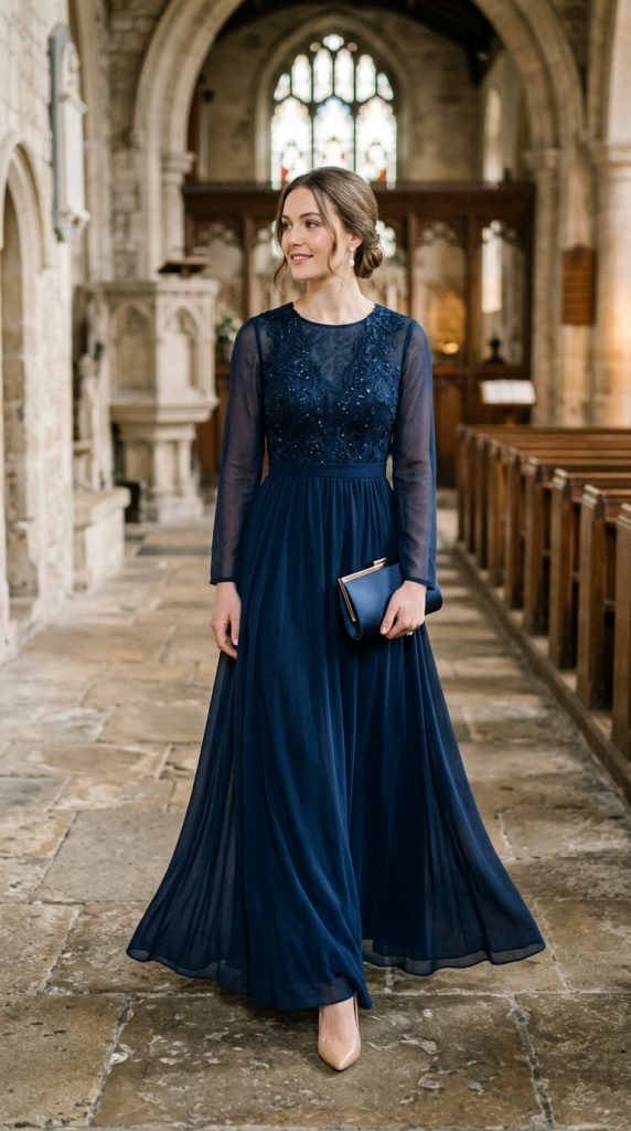 Modest Wedding Guest Dress