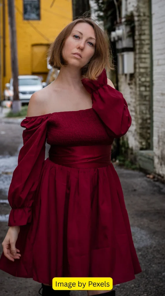 Burgundy Wedding Guest Dress