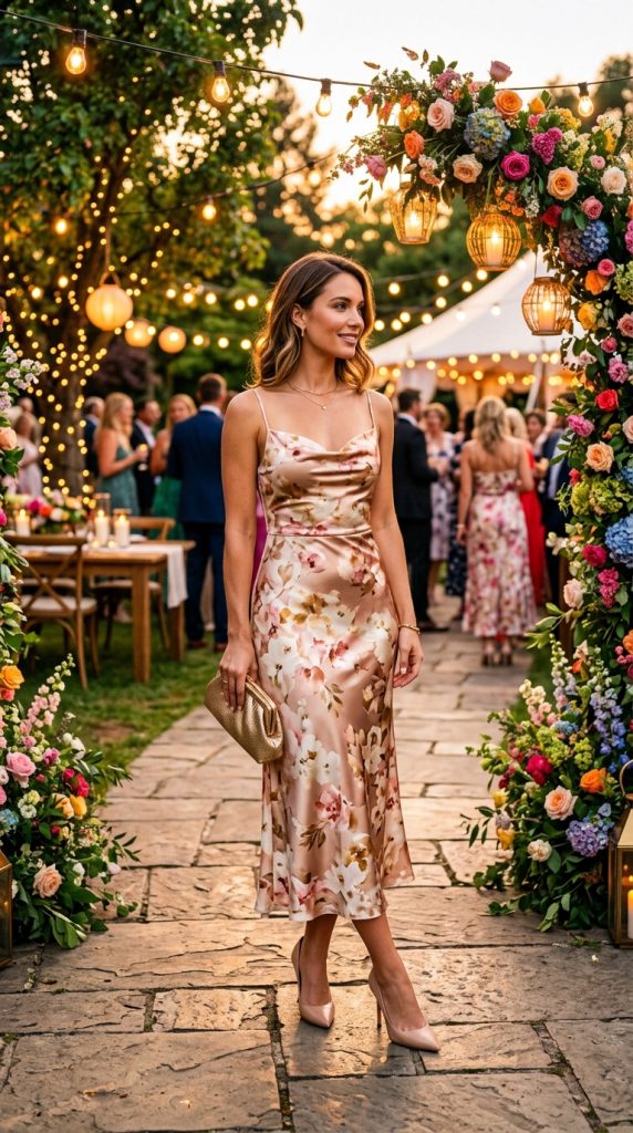 Floral Wedding Guest Dress