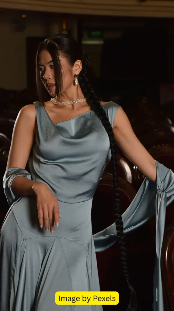 minimalist black tie dress