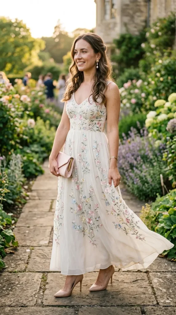 floral wedding dress
