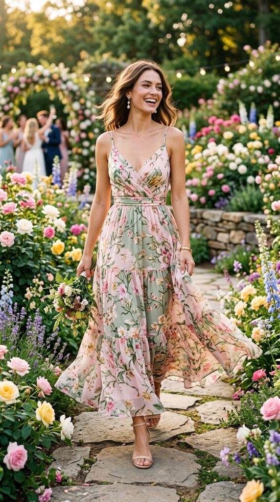 Floral Wedding Guest Dress